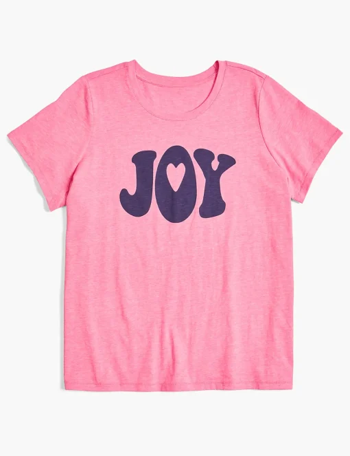 Knit Tops^Lane Bryant Modern Joy Graphic Tee Sugar Plum