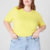 The Tee Shop^Lane Bryant Modern Perfect Sleeve Crew-Neck Tee Meadowlark