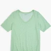 The Tee Shop^Lane Bryant Modern Perfect Sleeve Dot Graphic Tee Green Dot