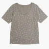 Knit Tops^Lane Bryant Modern Perfect Sleeve Foil Dot Graphic Tee Dot Print