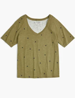 Knit Tops^Lane Bryant Modern Perfect Sleeve Graphic Tee Starry Night