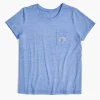 The Tee Shop^Lane Bryant Modern Rainbow Embroidered Graphic Tee Beaucoup Blue