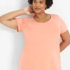 Knit Tops^Lane Bryant Modern Short-Sleeve V-Neck Tee Desert Flower