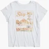 Knit Tops^Lane Bryant Modern Stay Wild Graphic Tee White