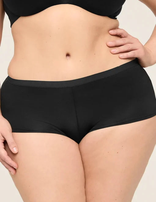 Boyshort Panties^Lane Bryant No-Show Boyshort Panty Black