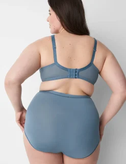 Brief Panties^Lane Bryant No-Show High-Waist Brief Panty With Lace Flint Stone