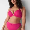 Brief Panties^Lane Bryant No-Show High-Waist French Cut Brief Panty Pink Yarrow