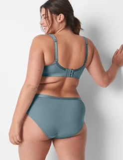 Hipster Panties^Lane Bryant No-Show Hipster Panty With Lace Trim Lead