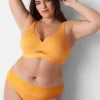 Thong Panties^Lane Bryant No-Show Thong Panty Dot Artisans Gold