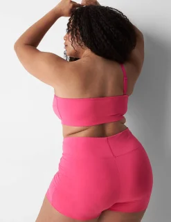 Sexy Bras^Lane Bryant One-Shoulder Bralette Pink Glow