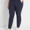 Slim^Lane Bryant On-The-Go Slim Ankle Pant Dark Water