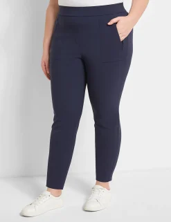 Slim^Lane Bryant On-The-Go Slim Ankle Pant Dark Water