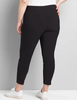 Slim^Lane Bryant On-The-Go Slim Ankle Pant Black
