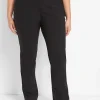 Straight Leg^Lane Bryant On-The-Go Straight Pant Black