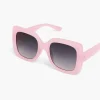 Sunglasses^Lane Bryant Oversized Square Sunglas Light Pink