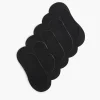 Socks^Lane Bryant 5 Pack Ballet No Show Black