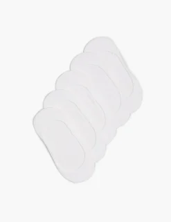 Socks^Lane Bryant 5 Pack Ballet No Show White