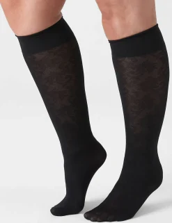 Socks^Lane Bryant 5 Pack Solid Trouser Sock Black