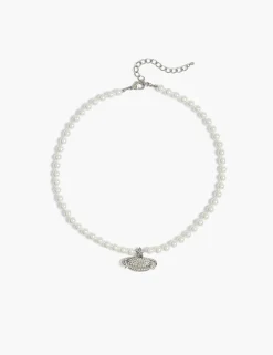 Necklaces^Lane Bryant Pearl Charm Necklace Silver