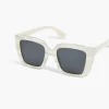 Sunglasses^Lane Bryant Pearl Plastic Cat Eye Sunglas White