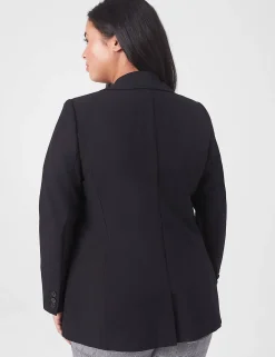 Blazers^Lane Bryant Perfect Drape Blazer Black