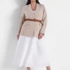 Blazers^Lane Bryant Perfect Drape One-Button Blazer Safari