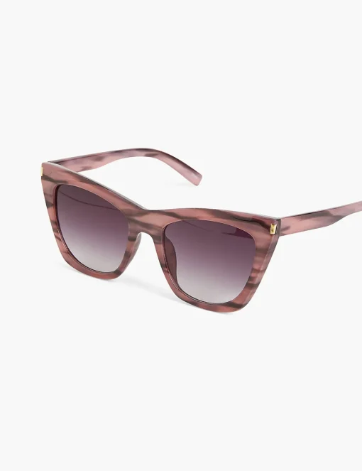 Sunglasses^Lane Bryant Pink Animal Plastic Cat Eye Light Pink