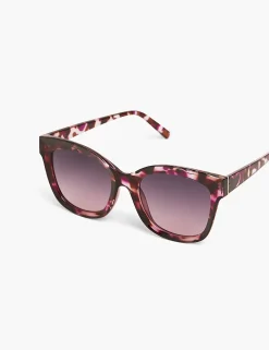 Sunglasses^Lane Bryant Purple And Pink Tort Cat Eye Sungla Dark Purple