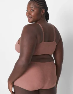 Sleep Separates^Lane Bryant Rib Boyfriend Brief Myristica
