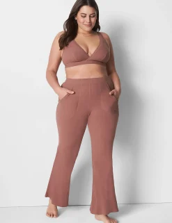 Sleep Separates^Lane Bryant Rib Flare Pant Myristica