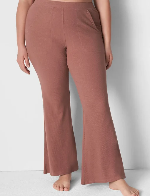 Sleep Separates^Lane Bryant Rib Flare Pant Myristica