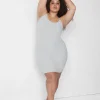 Chemises^Lane Bryant Rib Slip Light Heather Gray