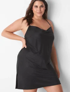 Slips & Babydolls^Lane Bryant Sateen Slip Black
