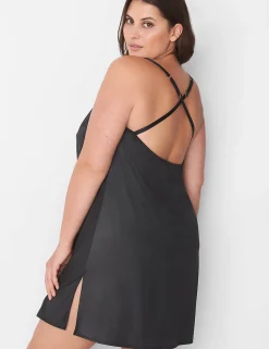 Slips & Babydolls^Lane Bryant Sateen Slip Black