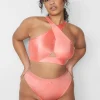 No-Wire Bras And Bralettes^Lane Bryant Sateen Wrap Bralette Desert Flower