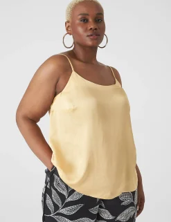 Shirts & Blouses^Lane Bryant Satin Cami Citrus