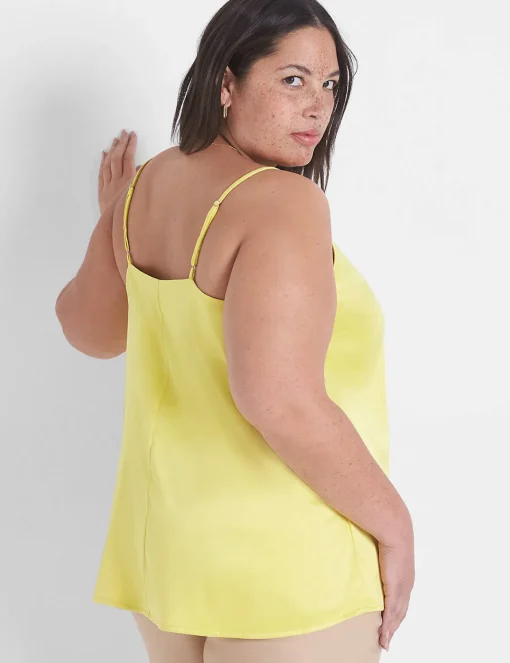 Shirts & Blouses^Lane Bryant Satin Cami Meadowlark