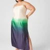 Date Night^Lane Bryant Scoop-Neck Cami Slip Dress Green Ombre