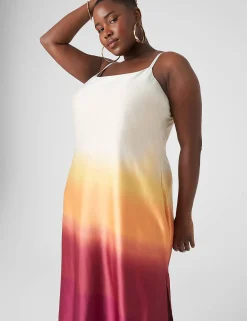 Maxi & Midi^Lane Bryant Scoop-Neck Cami Slip Dress Resort Ombre