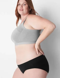 Full Coverage Bras^Lane Bryant Seamless Lightly Lined Nursing Bra Marl Nova Grey