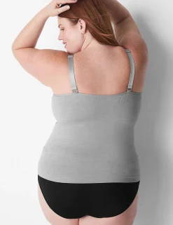 Specialty Bras^Lane Bryant Seamless Nursing Cami Marl Nova Grey