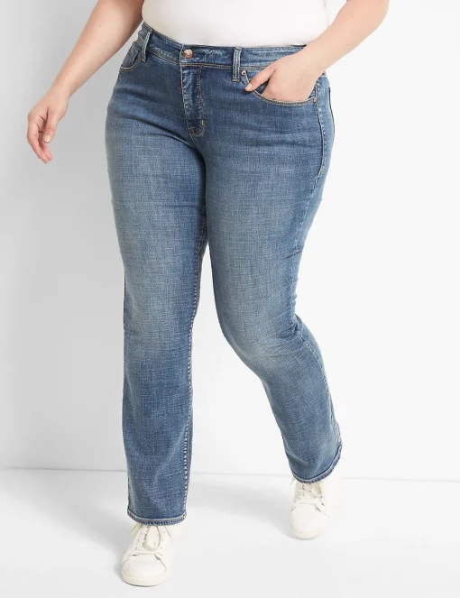 Bootcut^Lane Bryant Seven7 Boot Jean - Medium Wash Medium Denim
