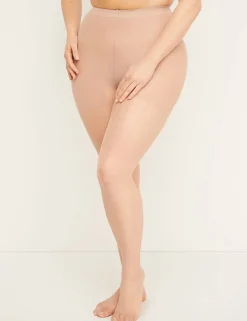 Tights & Leggings^Lane Bryant Shimmer Sheer - 20 D Smoothing Pantyhose Ecru