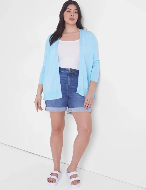 Shorts^Lane Bryant Signature Fit Boyfriend Jean Midi Short Medium Denim