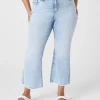Crops, Capris And Shorts^Lane Bryant Signature Fit Cropped Flare Jean Medium Denim
