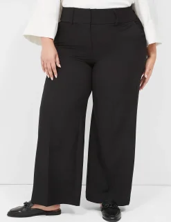 Wide Leg^Lane Bryant Signature Fit High-Rise Perfect Drape Wide Leg Pant Black