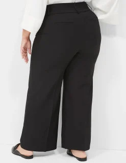 Wide Leg^Lane Bryant Signature Fit High-Rise Perfect Drape Wide Leg Pant Black