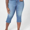 Crops And Capris^Lane Bryant Signature Fit High-Rise Skinny Pedal Jean Medium Denim