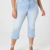 Signature Fit^Lane Bryant Signature Fit High-Rise Skinny Pedal Jean Medium Denim