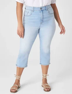 Skinny & Jegging^Lane Bryant Signature Fit High-Rise Skinny Pedal Jean Medium Denim